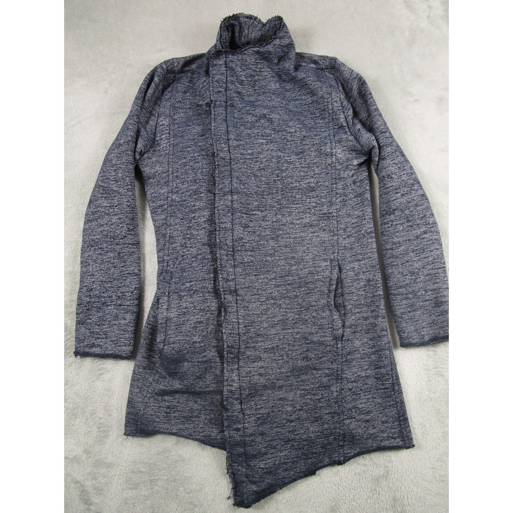 RNT23 Jacket Women Medium Blue Full‎ Zip Pockets Cotton Blend